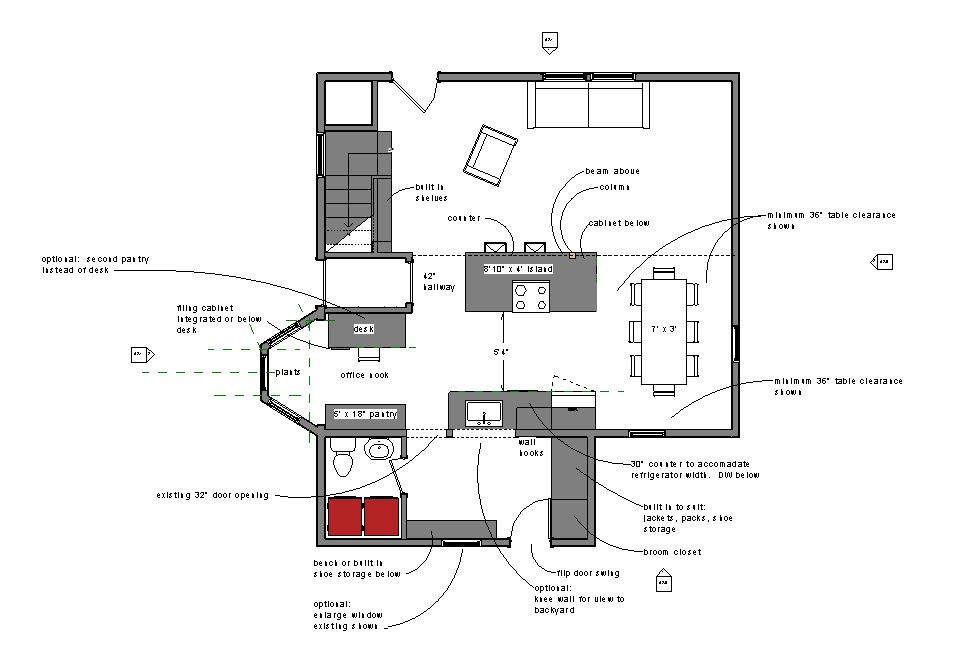 Kitchen Floor Plan 2